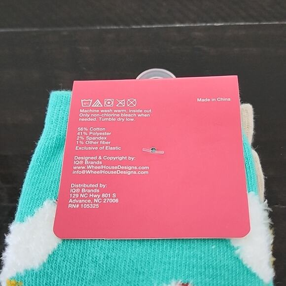 CHICKEN Fuzzy Socks by WHD Brand Pack of 2 Women's Size Medium 6 - 9 Shoe Size - Picture 5 of 6